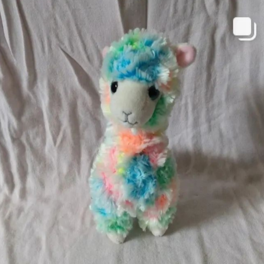 Rainbow Llama Plush